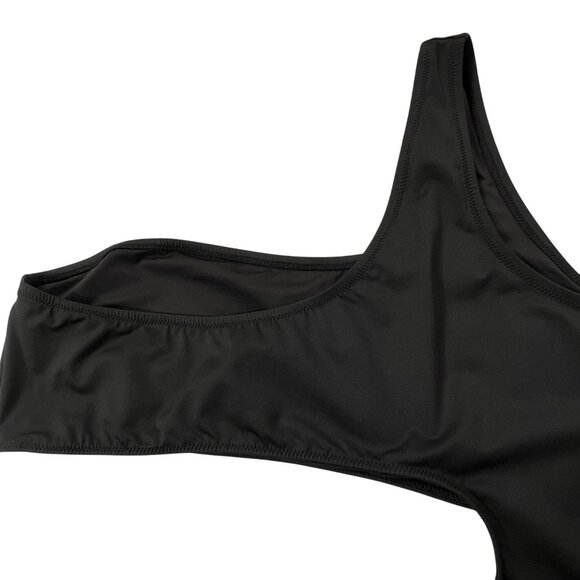 SKIMS Swim One Shoulder Monokini Onyx 4X - Picture 7 of 12